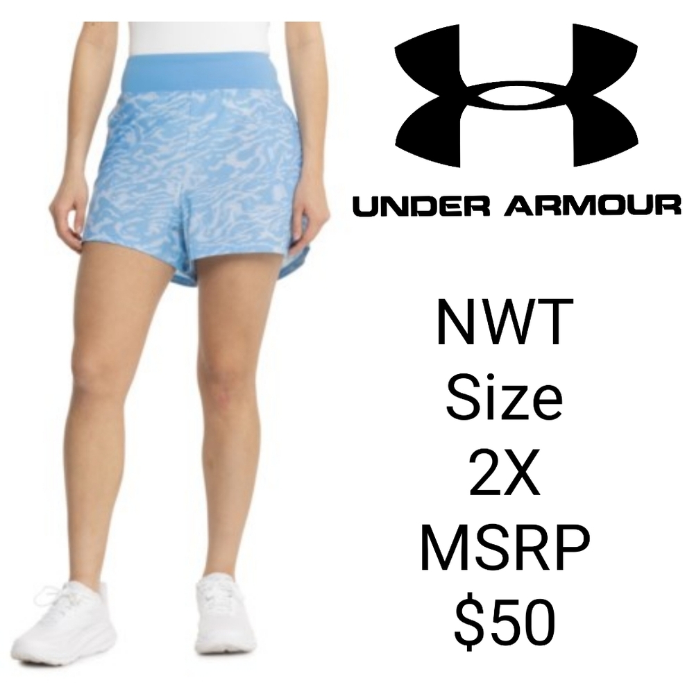 NWT Under Armour Fish Pro Woven Shorts - UPF 40 Plus Size 2X
